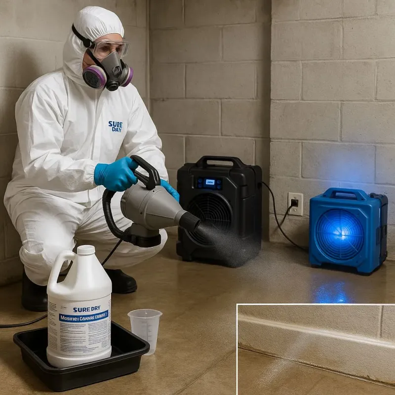 Sanitization and Odor Removal process in Brenham, TX