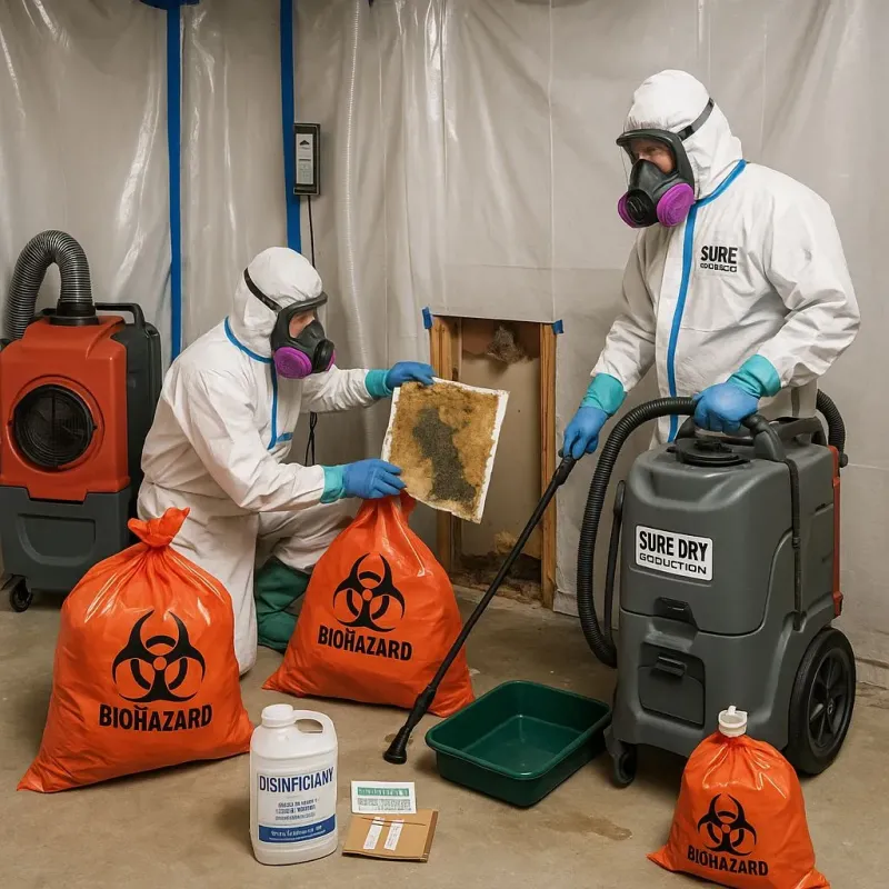 Contaminated Water Handling Protocols process in Brenham, TX