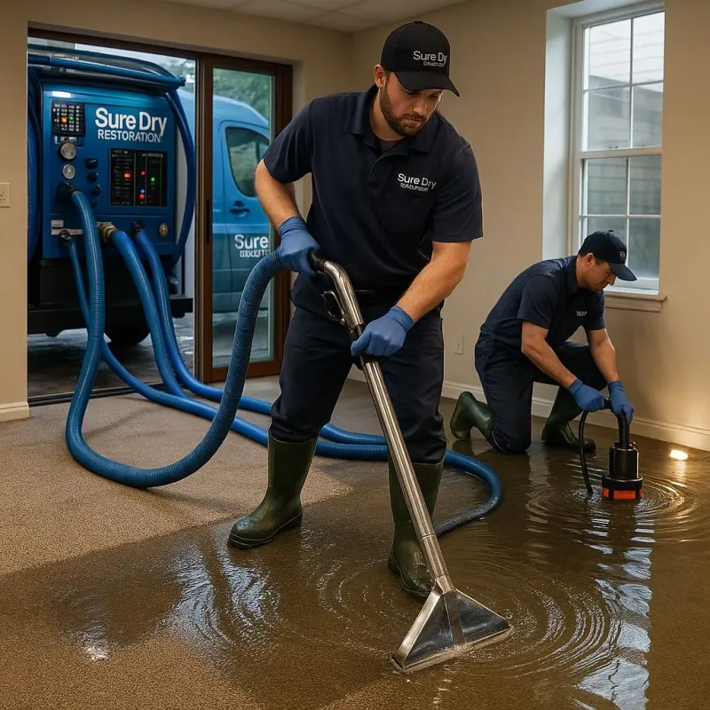 Water Extraction and Removal process in Brenham, TX